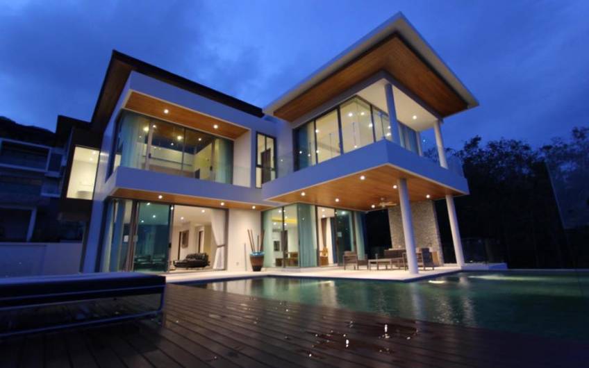 Rawai Phuket – Grand See Through  5-Bedroom Hillside Villa with Amazing Views