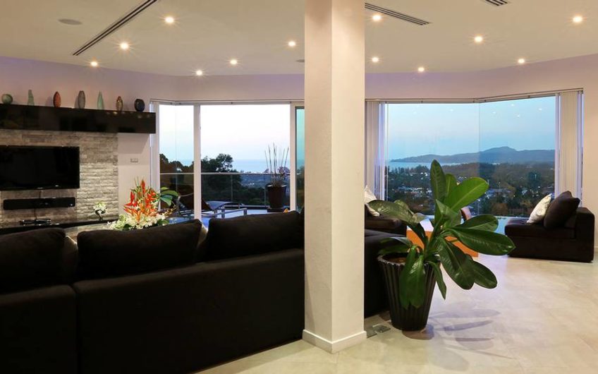 Outstanding 6-Bedroom Phuket Sea View Villa overlooking Bang Tao